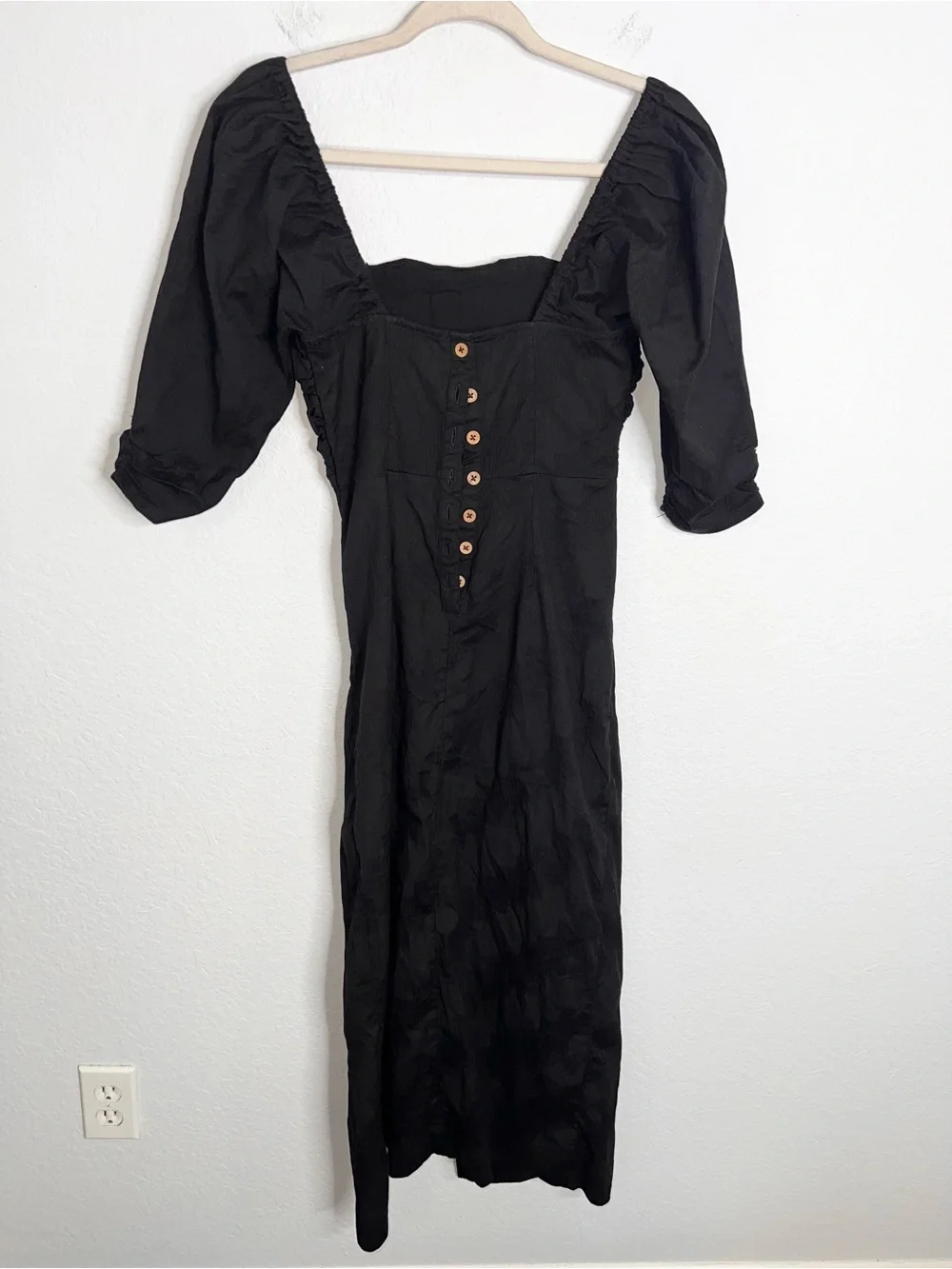 Free People Midi Dress Women’s Medium Looking Stunning Side Slit Maxi B20